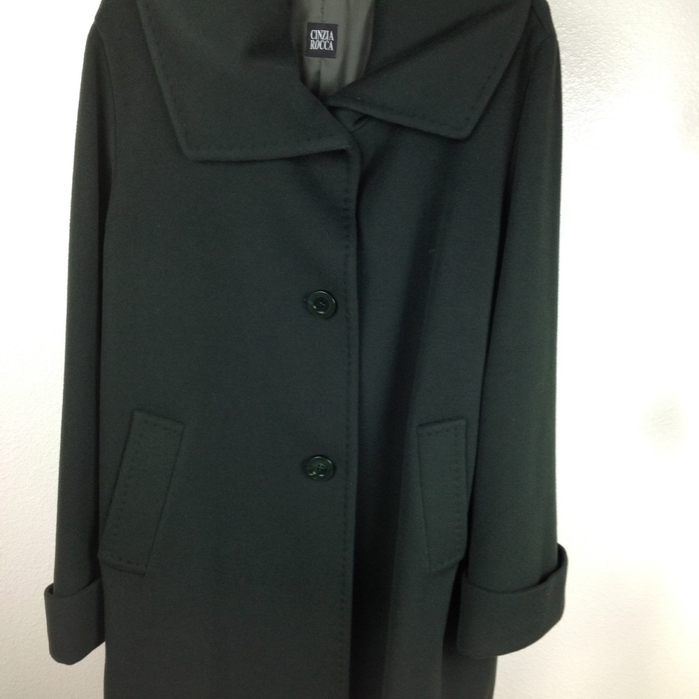 NWOT CINZIA ROCCA Designer Coat Made in  Italy